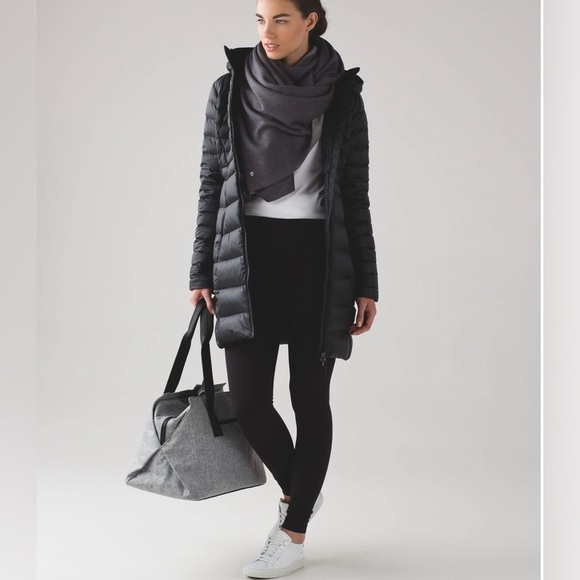 LULULEMON- After Asana Wrap Convertible Scarf Shawl Cardigan Cashmere Bamboo - Picture 2 of 7